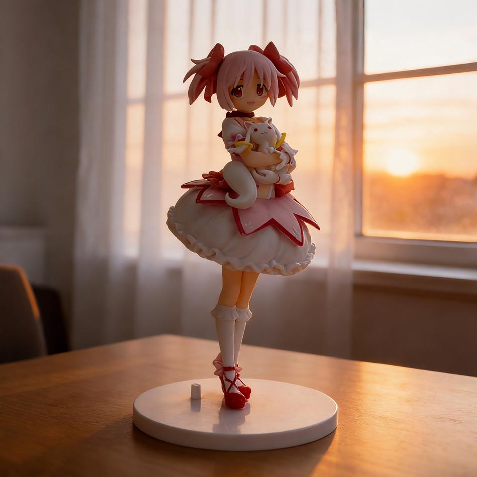 Подарочные куклы Игрушки Puella Magi Madoka Magica Фигурка Аниме Канаме Мадока Фигурка действия Волшебная девушка Модель Декор Статуэтка Рождественский подарок