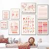 Solid Wood Frame Multiplication Table Numbers Shapes World Map Alphabet Nursery Art Canvas Painting Posters Prints Wall Pictures Kids Room Decor
