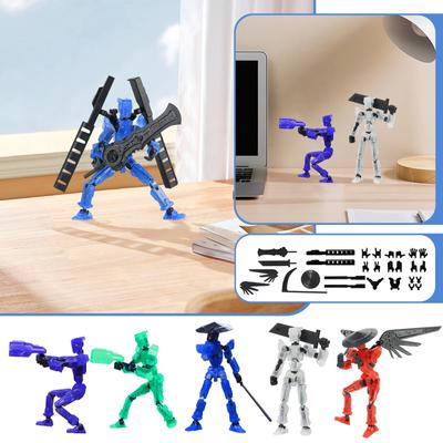 Совместная подвижная 3D-печатная кукла-игрушка, креативное декомпрессионное настольное украшение