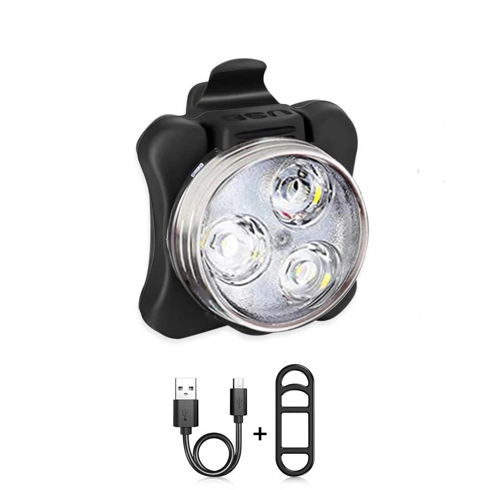 Перезаряжаемый USB велосипедный задний фонарь 4 режима света Велосипедная лампа Оборудование для езды