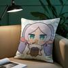 Милый аниме чехол на подушку F-Frieren Плюшевая ткань Мягкая наволочка Двусторонняя печать Чехол на подушку для дивана Декоративная подушка