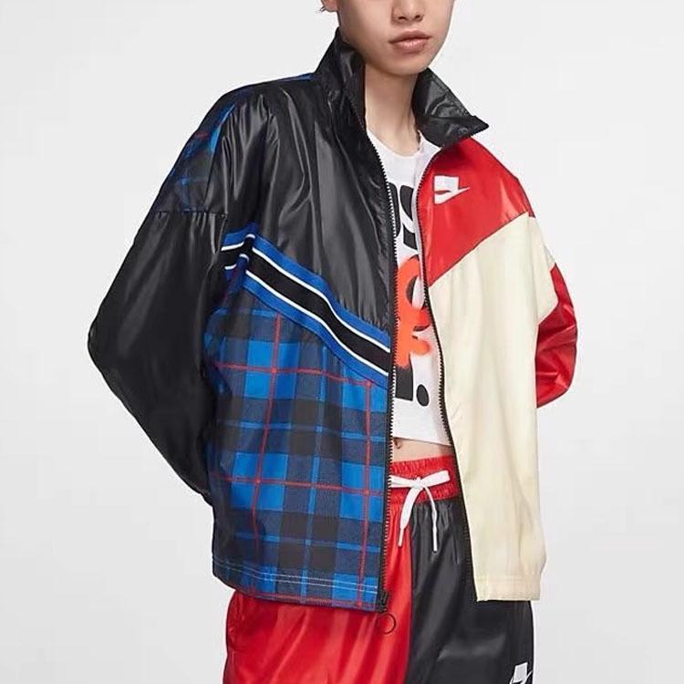 Nike Куртки Женские Пэчворк Воротник-стойка Умеренный Другое BV4738-010