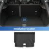 Smabee Left Drive for Volvo EX30 2024 2025 Car Floor Mats Cargo Liner Trunk Pad TPE 3D Foot Mat Waterproof Odorless Tray BLACK