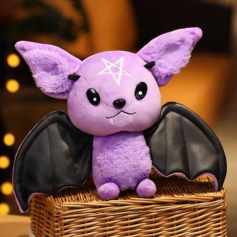 Creative Simulation Bat Doll Plush Toy Funny Doll Pillow Home Decoration Gift Ornaments Halloween Party Decor