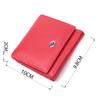 Comfortable Wallet for Women Made of Genuine Leather ST Leather 22710 Red