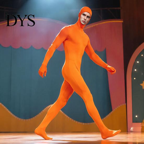 Костюмная вечеринка Единый костюм Zentai на все тело для мужчин и женщин, С открытым лицом, Костюм для косплея на Хэллоуин, Эластичный спандекс для взрослых, Для вечеринок, Сценических выступлений