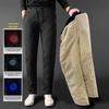 Smart Electric Heated Cotton Pants with Lambskin for Winter Warmth