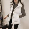 Loose Cotton Vest Women's Autumn and Winter Short Versatile Shoulder Vest Jacket Women's Korean Version Loose