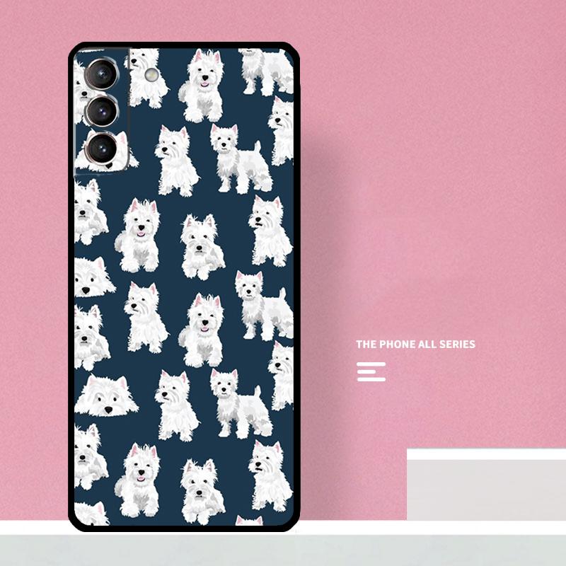 West Highland Terrier Westie Phone Case For Samsung Galaxy S26 S25 S24 S20 S21 S22 S23 Ultra S10 Plus S25 FE Cover Coque