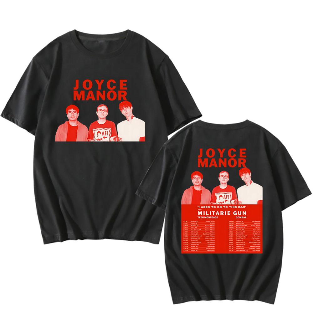 Я ХОДИЛ В ЭТОТ БАР JOYCE MANOR Футболки Streetwear Свободная хлопковая футболка с круглым вырезом Одежда с коротким рукавом Футболки с принтом