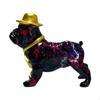 French Bulldog Statue Animal Sculpture Art Crafts Collectible Creative Dog Figurine Tabletop