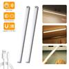 LED Night Light Under Cabinet Kitchen Lights 10/20/30/50cm Hand Sweep Sensor Lamp High Brightness Bedroom Wardrobe Lighting