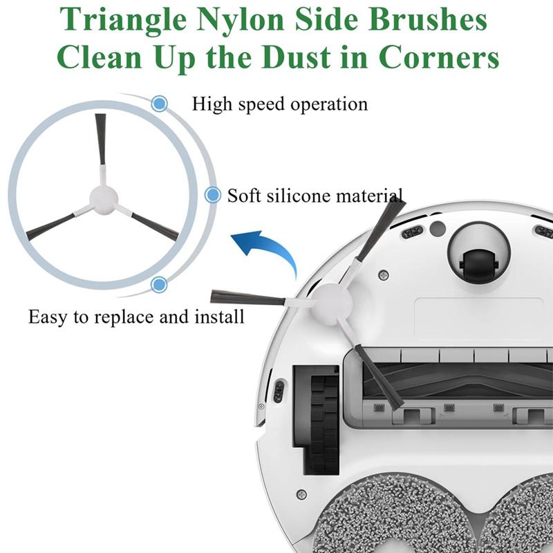 Комплект аксессуаров, совместимый с роботом-пылесосом Dream L20 Ultra/L30 Ultra, основная щетка, фильтры Hepa, боковые щетки, насадки для швабры