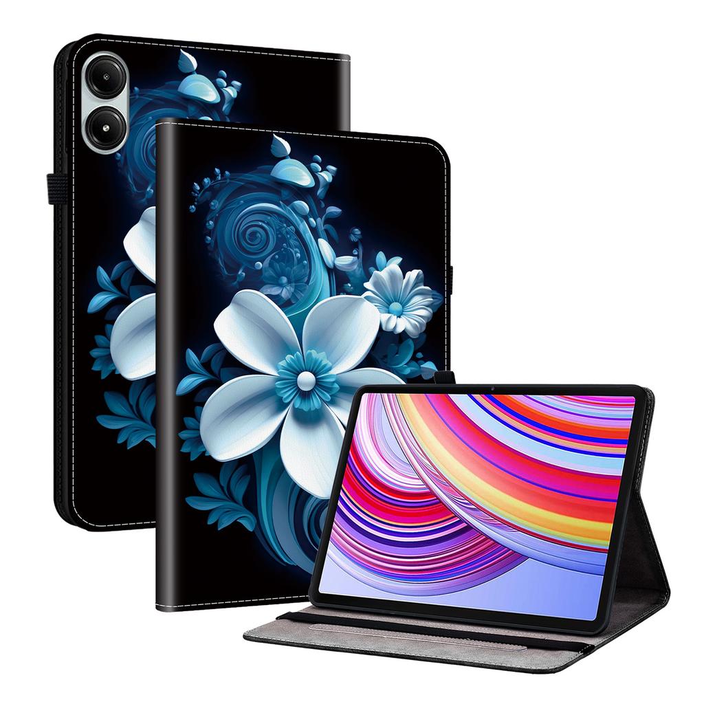 PU Leather Tablet Case for Xiaomi Poco Pad - 11 Styles! Durable, with 2 Stand Slots, Pencil Holder & Card Slots, Flexible TPU Back Cover