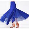 National Ball Dance Sequin Skirt Modern Dance Performance Competition Dance Skirt Waltz Dance Suit Practice Skirt Bust Skirt