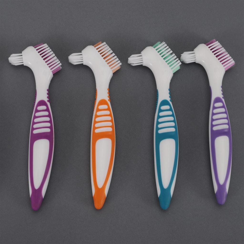 Дорожный двухслойный футляр для зубных протезов, щетка для чистки, контейнер для зубных протезов с корзиной, коробка для протезов, ванна