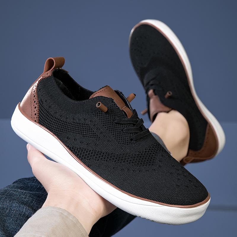 Fashion Comfortable Stylish Wide Shoes 2025 New Men's Breathable Mesh Sneakers Lightweight Casual Walking Man Shoes Big Size 39-48