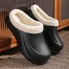 Fashion Couple Slippers Men 's Eva Casual Cotton Shoes Winter Outdoor Snow Warm Plush Non-slip Thick Bottom Water Proof Explosive Style