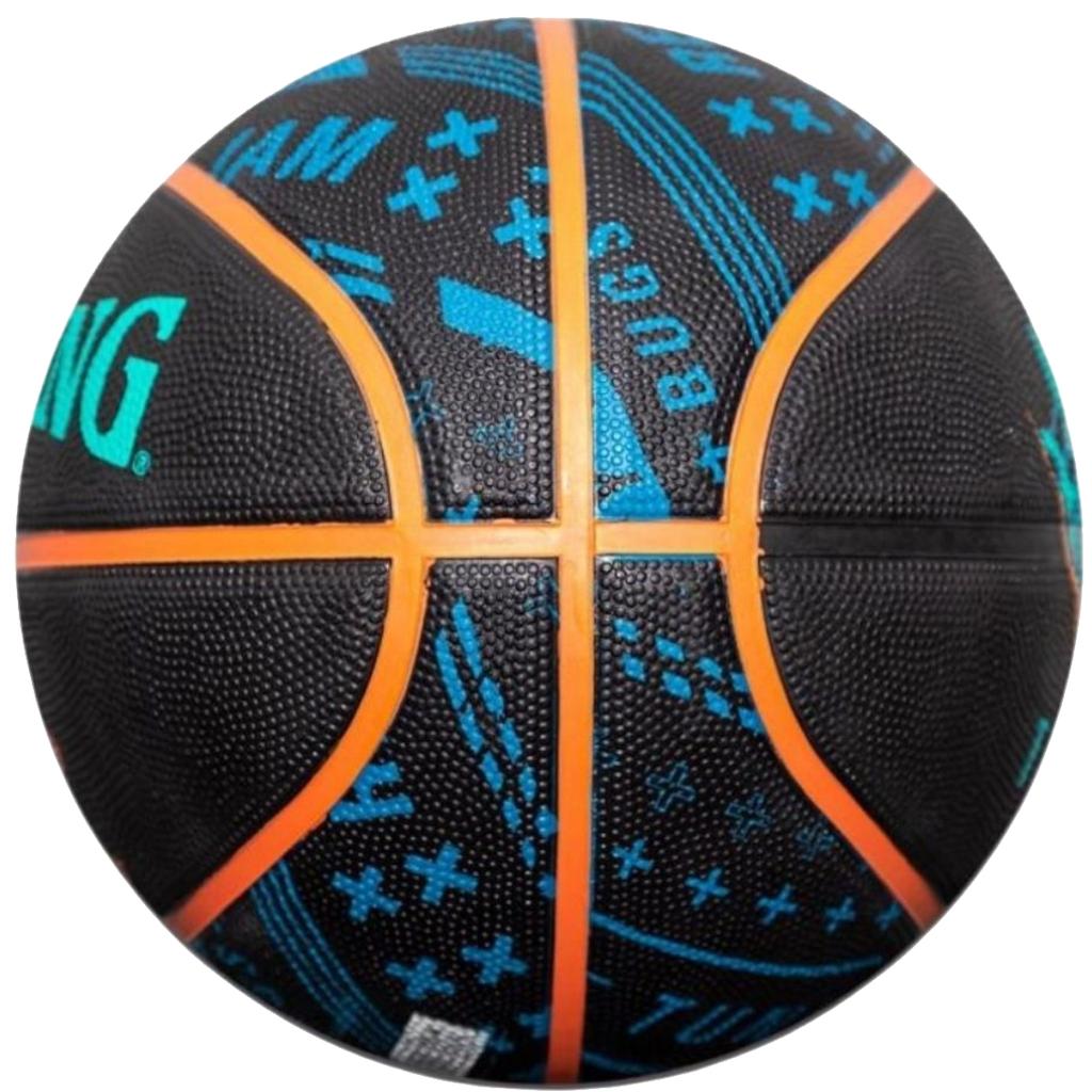 SPALDING Space Jam Tune Squad Roster Ball, Unisex Black Basketball