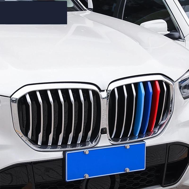 Для BMW X1 X3 X4 X5 X6 E84 E70 E71 F15 F16 F25 F26 G01 G02 G05 M 3 цвета передняя воздушная решетка для почек, крышка решетки радиатора