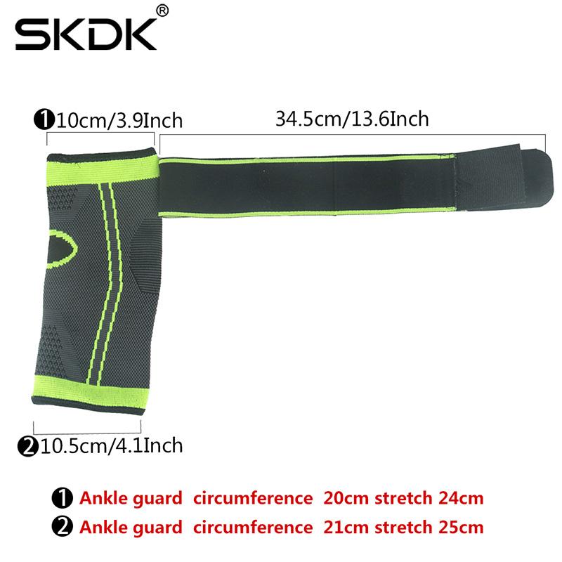 SKDK, 1 шт., 3D повязка под давлением, поддержка лодыжки, запястье, спортивный тренажерный зал, бадминтон, защита лодыжки, ремешок для ног, рукава, эластичный ремень YSX