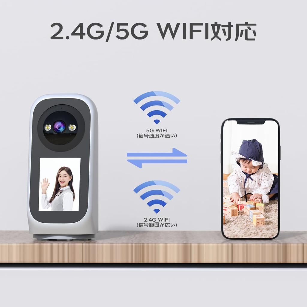 JOOAN 3-мегапиксельная камера видеонаблюдения WiFi видеозвонки доступны цветная камера безопасности 5G WiFi сетевая камера для помещений Камера для наблюдения за домашними животными