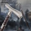 Silver Flower Walking Stick Decorative Vampire Cospaly Vintage Party Fashionable Walking Cane Halloween Crosier 93cm