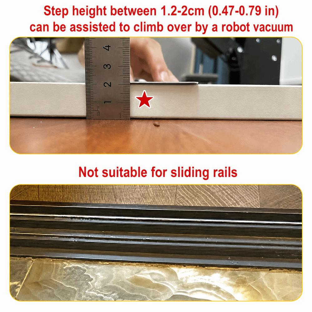 1M Bendable Sweeping Robot Slope Climbing Strip Silicone Water Barrier Electric Bike Move