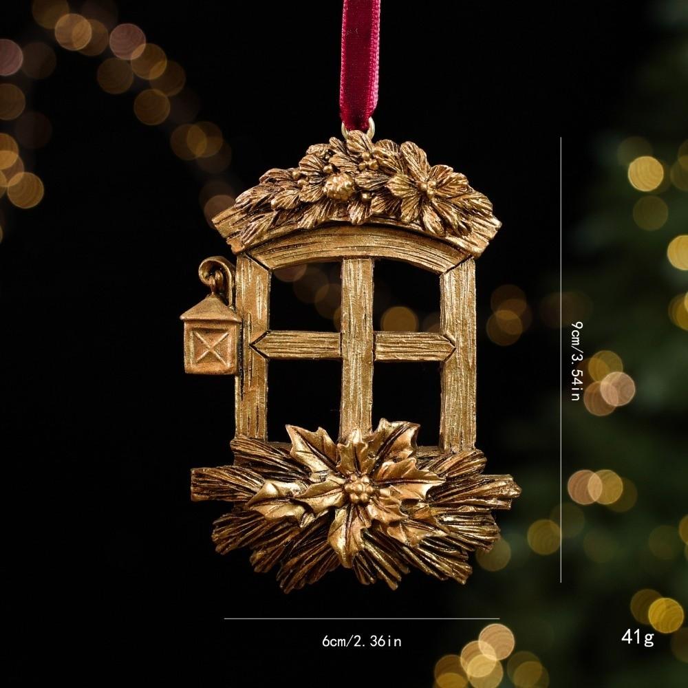 3D Christmas Tree Ornament Resin Xmas Hanging Decoration Christmas Decor Pendant Christmas Decor