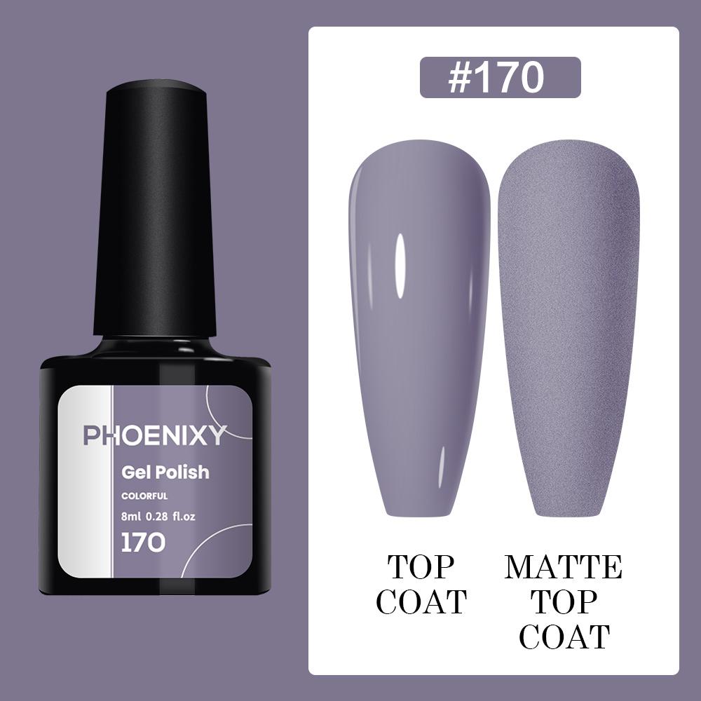 PHOENIXY, 50 шт., гель-лак для ногтей, долговечный гель-лак, верхнее базовое покрытие, полуперманентный гель-лак, дизайн ногтей «сделай сам»