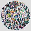 50 Cute Style Mermaid Graffiti Stickers DIY Stationery Stickers Water Cup Notebook Waterproof Decorative Stickers