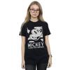 Disney Womens/Ladies Mickey Mouse Most Famous Cotton Boyfriend T-Shirt