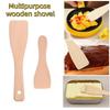 1 шт. Деревянная лопатка для приготовления и перемешивания Деревянные лопатки для раклета Кухонная утварь Масло Антипригарное
