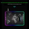 Светодиодный RGB коврик для мыши Коврик для мыши 14 режимов освещения Игровой Очень большой мягкий удлиненный нескользящий коврик для мыши для ПК, ноутбука