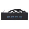 5.25 Inch 19PIN to USB3.0 CD Driver 4 Port HUB Front Panel CD ROM Expansion Mobile Rack