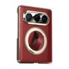 XOOMZ PuraXMax Phone Case Xmax Full-Body Magnetic Hinge Leather Cover Slim Shockproof