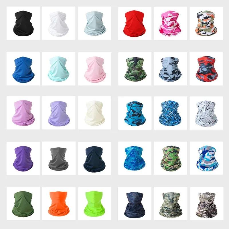 Multi-purpose Turban Riding Scarf Cycling Bandana Men Women Neck Cover Sunscreen Ice Silk Outdoor Fishing Hiking Headwear Mask