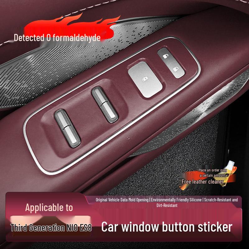 Nio ES8 Console Silicone Pad & Storage Box Set - Fits 26 Model Accessories for Interior Decoration.