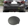 Rear Right Bumper Towing Hook Cover For Mazda 3 Axela Sedan 2014-2019 Tow Hauling Eye Trailer Cap
