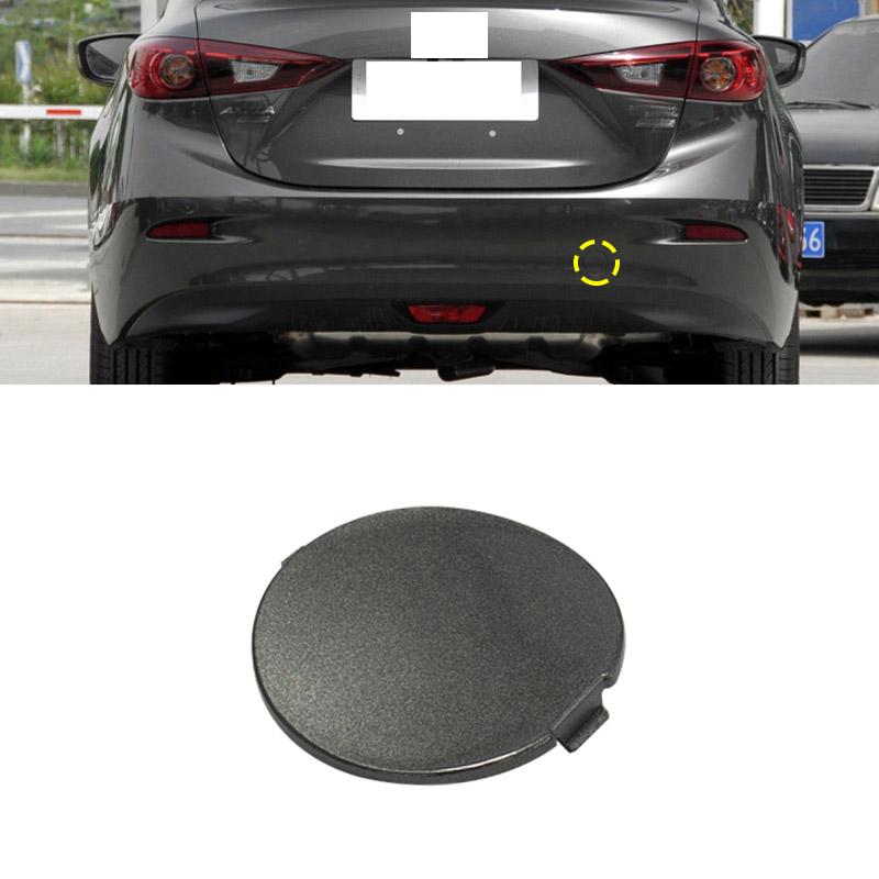 Rear Right Bumper Towing Hook Cover For Mazda 3 Axela Sedan 2014-2019 Tow Hauling Eye Trailer Cap