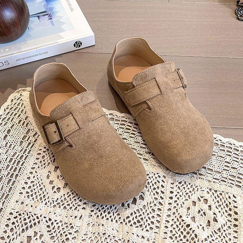 Женские однотонные туфли Birkenstock с мягкой подошвой, новый весенне-осенний стиль, очень красивые, в сказочном стиле