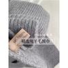 High Quality Grey 100% Pure Wool Selected Australian Solid Scarf Women Men Knitted Warm Wool Muffler Female Male Winter Fall
