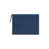 Louis Vuitton Дорожная косметичка Classic Monogram Портативная на молнии Сумка для туалетных принадлежностей Средняя Мужская косметичка Синий M30423