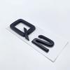 2026 Hot 3D ABS Chrome Glossy Black Letters Numbers Emblem for Audi A3 A4 A5 A6 A7 A8 Q2 Q3 Q5 Q7 Car Trunk Lid Nameplate Badge Sticker