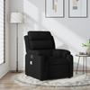 Massage Relax Chair Black Fabric