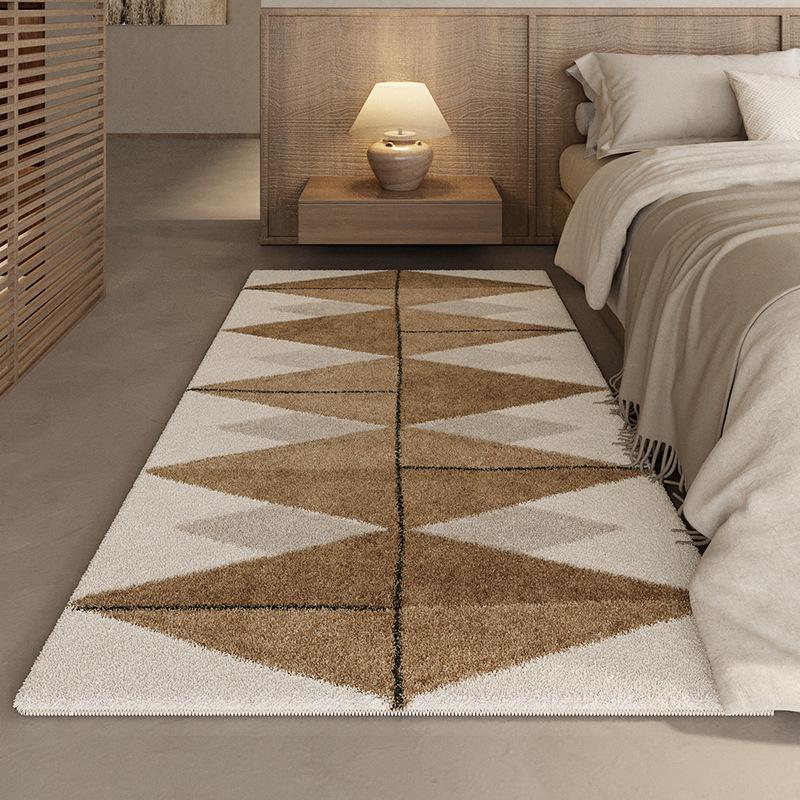 Simple Long Carpet Living Room Dirt Resistant Sofa Carpet Bedroom Bedside Carpet Bay Window Mat
