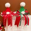 Bowknot Children Christmas Hair Clip Christmas Formal Hat Christmas Hat Headband  Girls