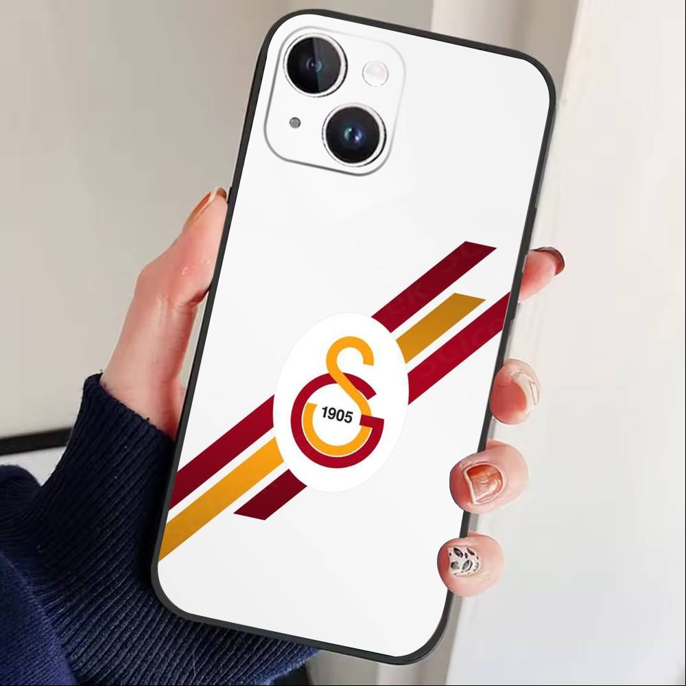 G-Galatasaray 1905 Чехол для телефона для iPhone17,16,15,14,13,12 Plus,Max Мягкий Силиконовый Черный Чехол