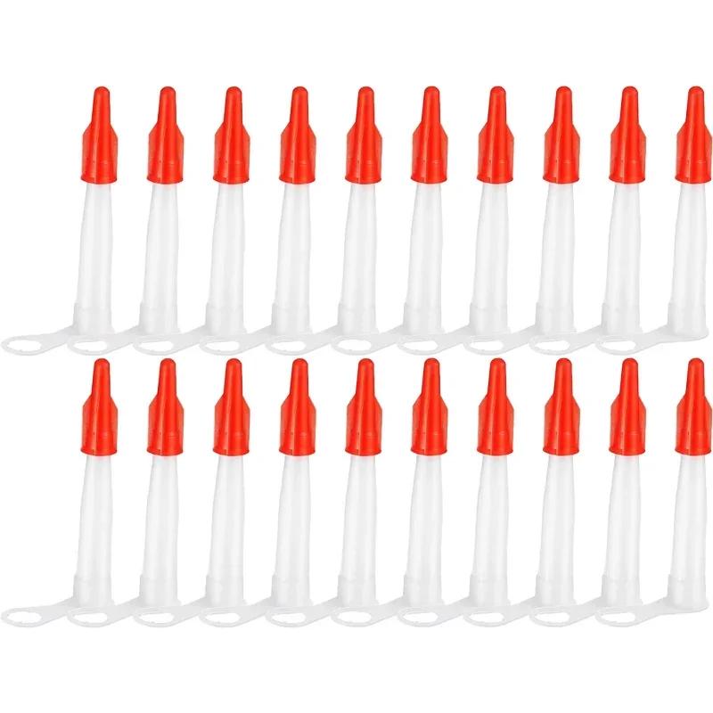 Caulking Gun Nozzles Sealant Silicone Caulking Tube Tips Caulk Nozzle Cap Leakproof Tile Glass Glue Nozzles Filler Repair Tools