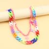 Double Layer Star Belt Chain Rainbow Cross Pants Chain Hiphop Heart Waist Chain Trousers